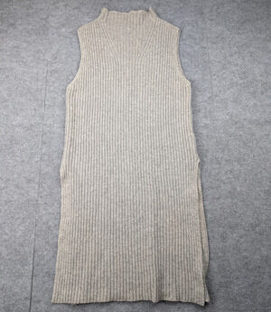 Achro Tunic Sweater Womens Small Cashmere Ribbed Quiet Luxury Minimal Lagenlook